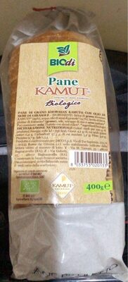 Pane di kamunt biologico front packaging