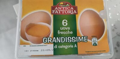 6 uova fresche grandissime categoria A