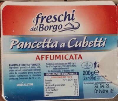 Pancetta a cubetti affumicata