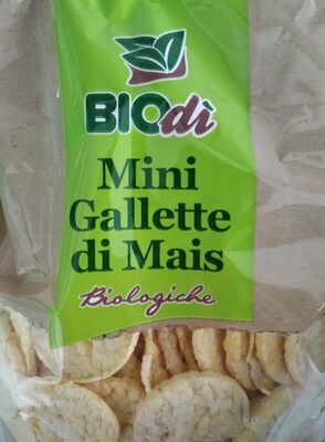 Mini Gallette di Mais front packaging