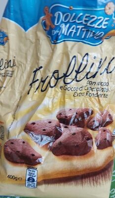 Frollini con cacao di cioccolato extra fondente