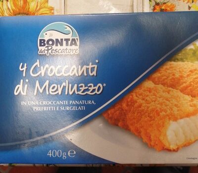 4 croccanti di merluzzo front packaging