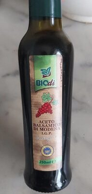 Aceto balsamico di Modena I.G.P front packaging