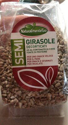 Semi di girasole decorticati front packaging