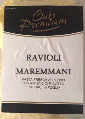 Ravioli maremmani front packaging