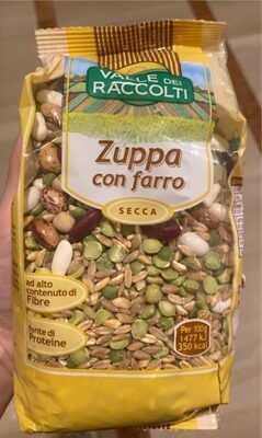 Zuppa Con Farro Secca front packaging