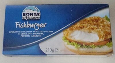 Fishburger front packaging