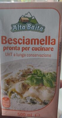Besciamella pronta per cucinare UHT