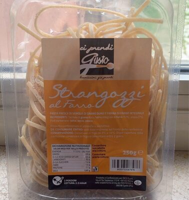 Strangozzi al farro front packaging