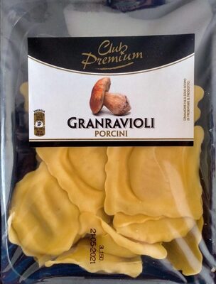 Granravioli ai porcini front packaging