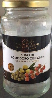 Sugo di pomodoro ciliegino con olive e capperi