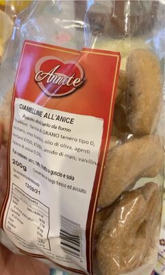 Ciambelline all’anice front packaging