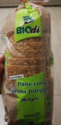 Pane con farina integrale biologico