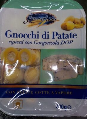 Gnocchi di patate ripieni al gorgonzola front packaging