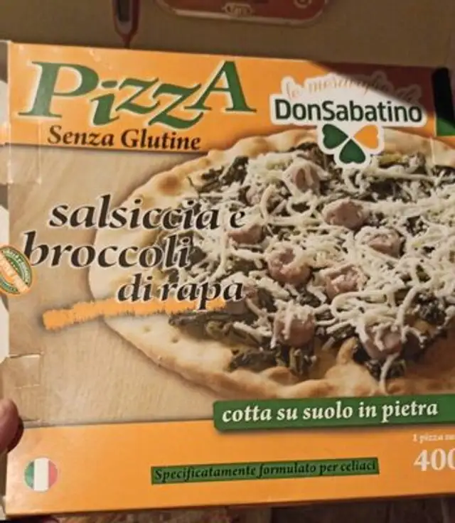 Pizza salsiccia e broccoli di rapa