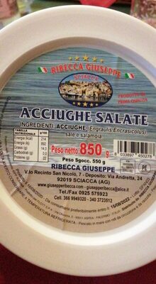 Acciughe salate