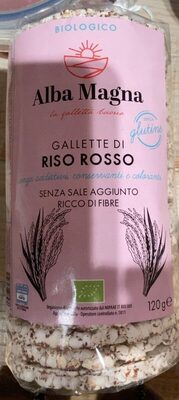 Gallette di riso rosso