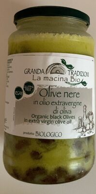 Olive nere biologiche in olio extravergine