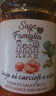 Sugo ai carciofi e olive front packaging