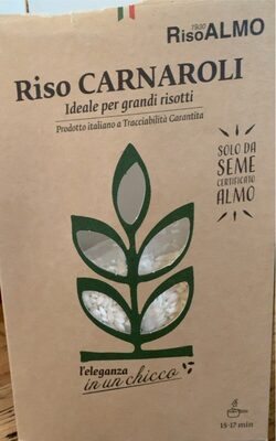 Riso carnaroli front packaging