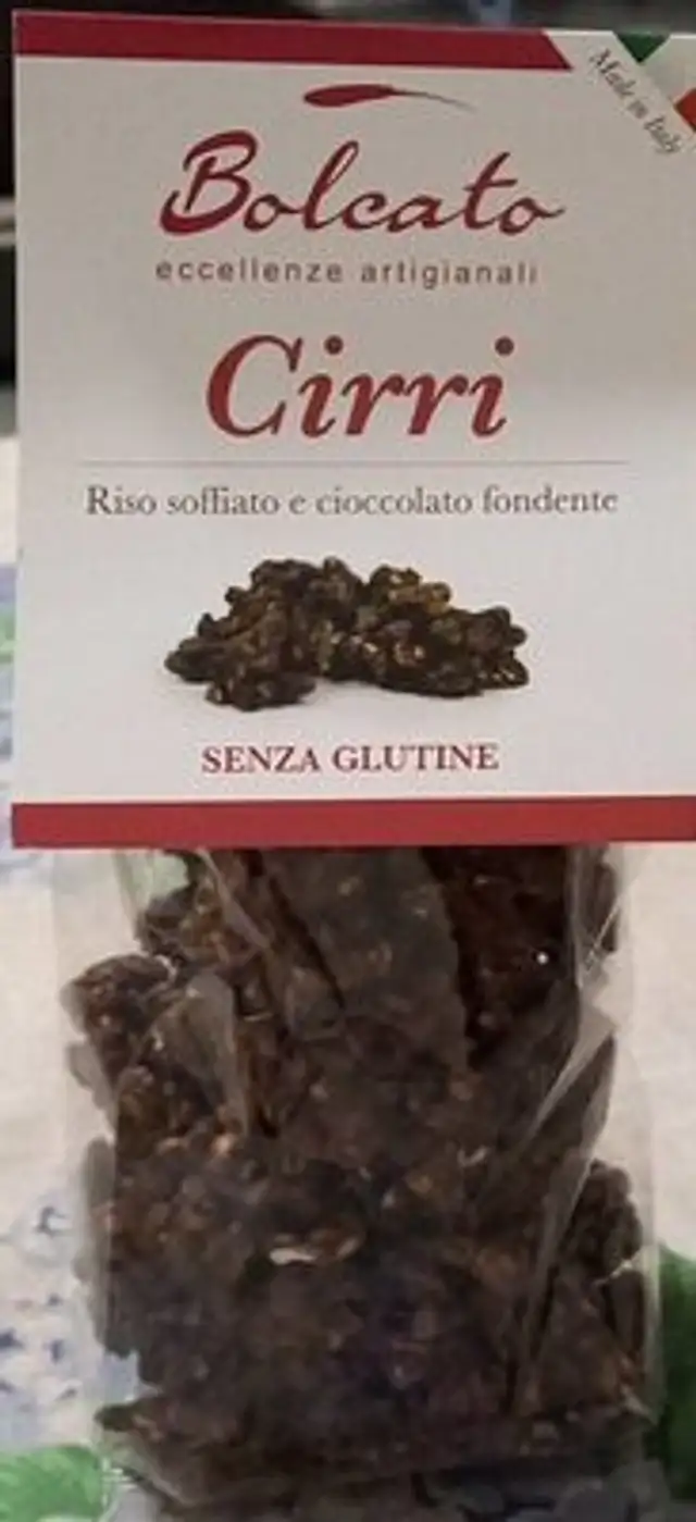 Cirri riso soffiato e cioccolato fondente