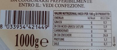 Panna cotta variegato caramello