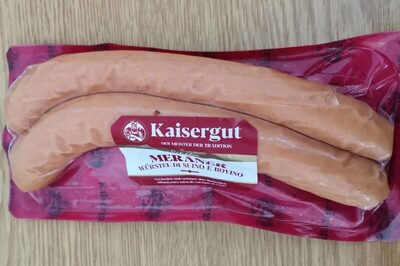 Kaisergut Meraner Würstel front packaging