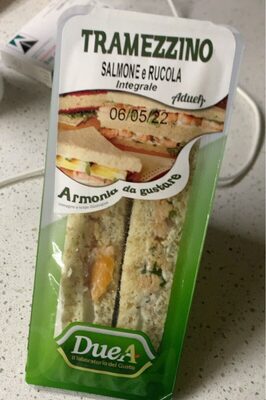 Tramezzino salmone e rucola front packaging