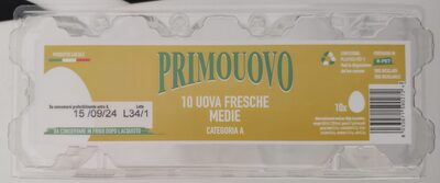 10 uova fresche medie categoria A