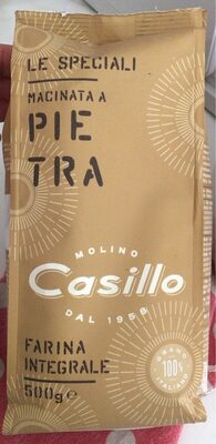 Farina macinata a pietra front packaging