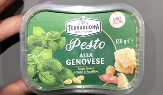 Pesto alla genovese front packaging