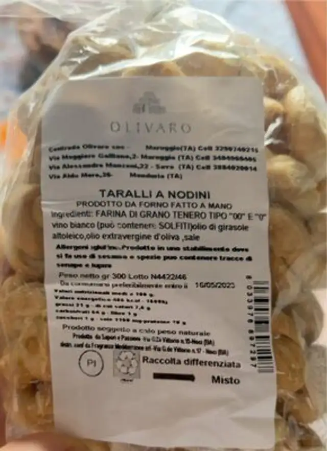 taralli a nodini