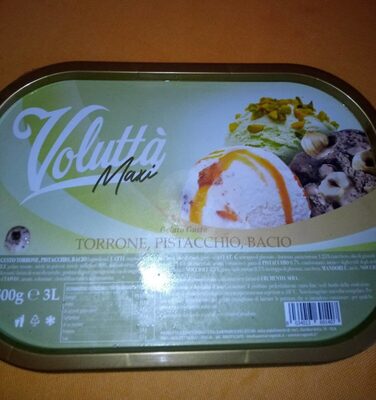 Gelato torrone pistacchio bacio front packaging
