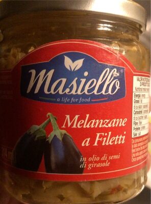 Melanzane a filetti in olio di girasole