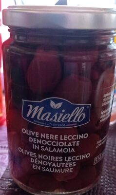 Olives noires leccino dénoyautées