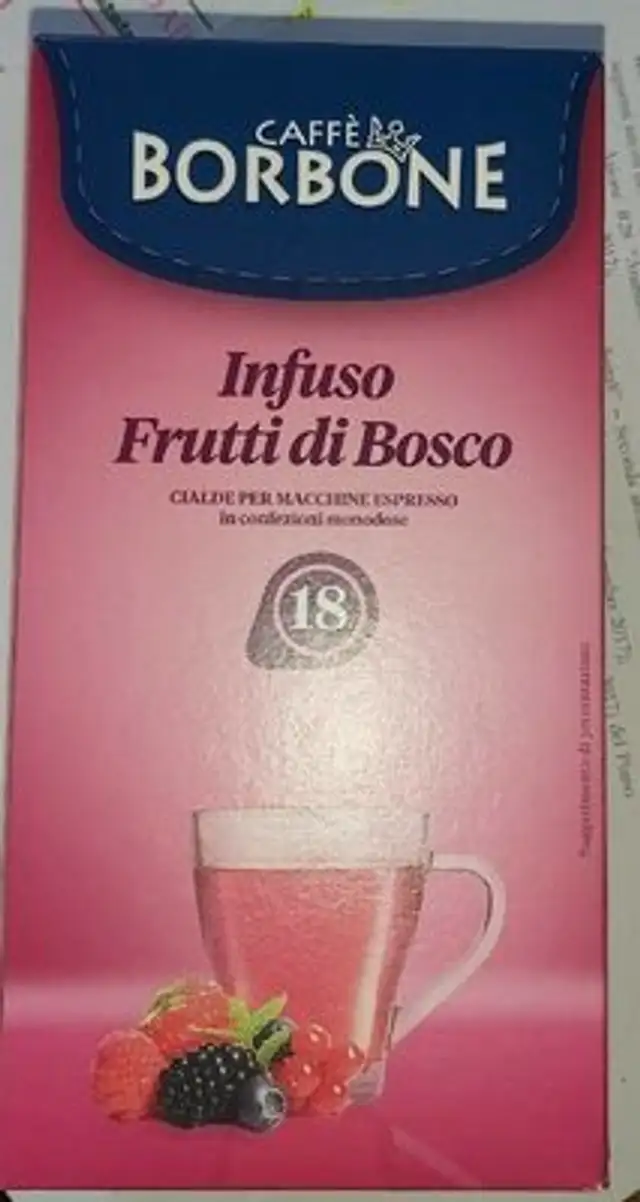 Infuso frutti di bosco front packaging