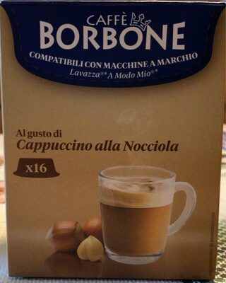 Caffè Borbone al gusto di Cappuccino alla nocciola