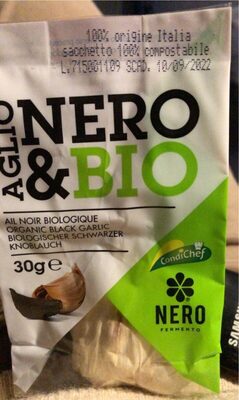 Aglio nero&bio front packaging