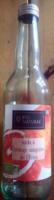 Soda à l'orange de l'Etna front packaging