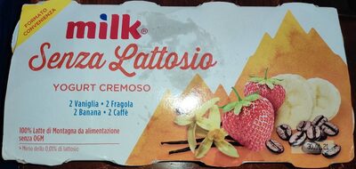 Yogurt cremoso senza lattosio