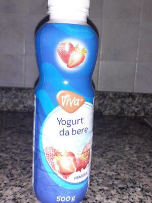Viva yogurt da bere alle fragole front packaging