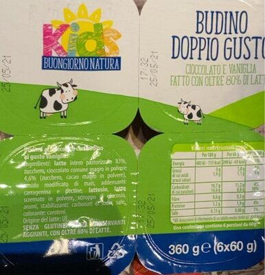 budino doppio gusto front packaging