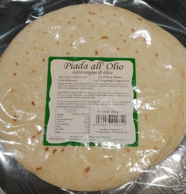 Piadina all'olio