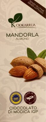 Cioccolato di Modica alla mandorla