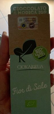 Cioccolato di modica igp front packaging