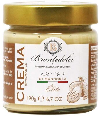 Brontedolci - Sicilian Almond Cream, 190g (6.7oz) Jar