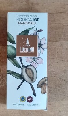 Cioccolato di Modica IGP mandorla front packaging