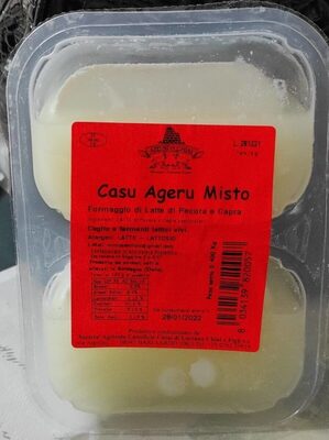 Casu ageru misto formaggio di latte di pecora e capra front packaging