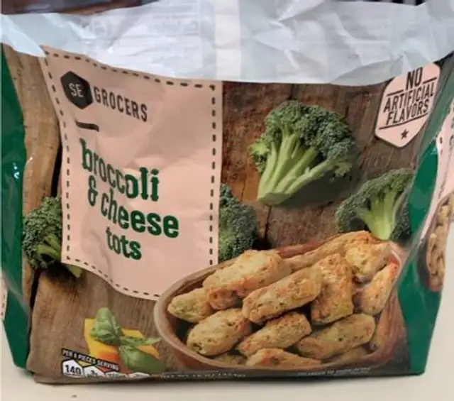 Broccoli and cheese tots