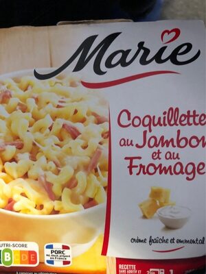 Coquillettes au jambon et au fromage